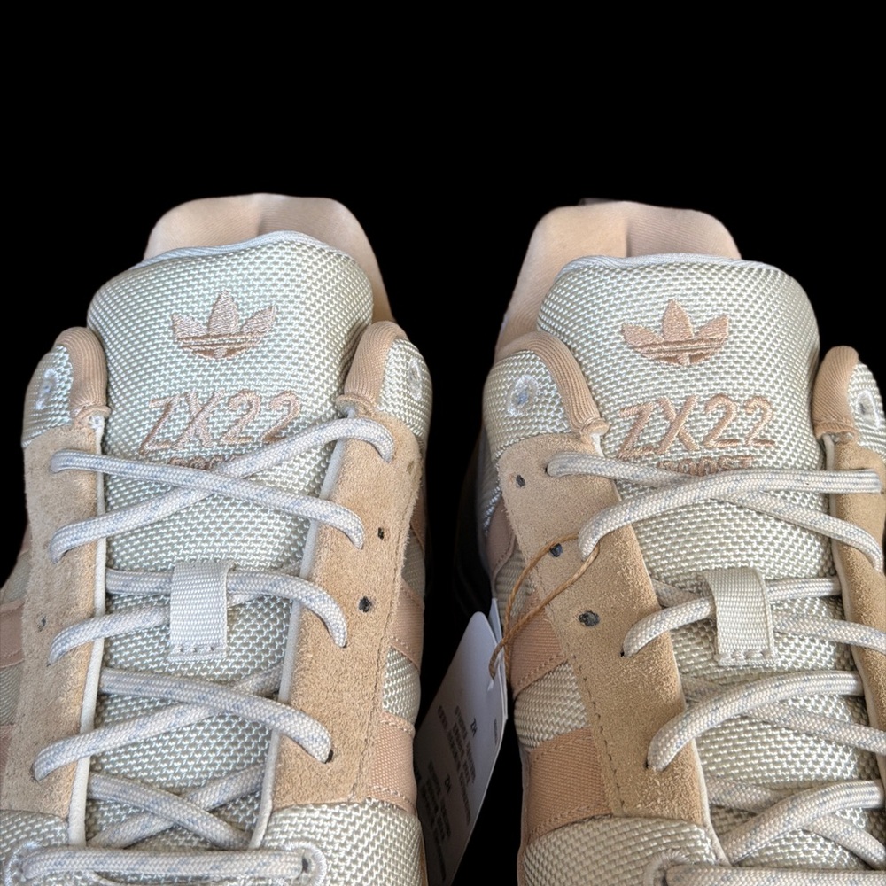 Adidas ZX22  Men's Cream Khaki Grey brown  Sneakers men’s size 11 NWT - Picture 3 of 13